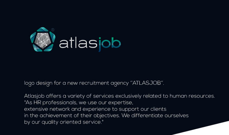 Atlasjob招聘機構(gòu)品牌設(shè)計