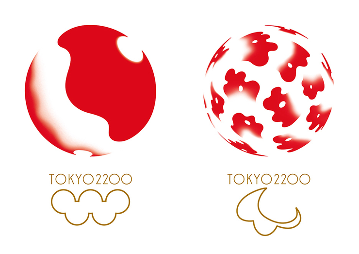 2020 東京奧運會會徽第1回設計競技案——原研哉設計研究所