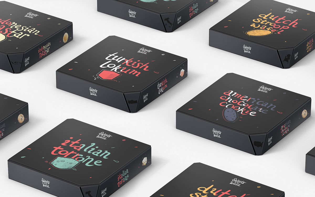 “Sweet of the World”，全球糖果食品包裝設計